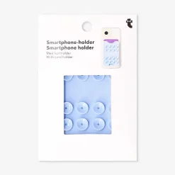 Blue smartphone holder with suction pads