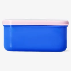 Blue snackbox with quote - 12 cm