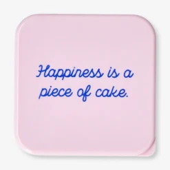 Blue snackbox with quote - 12 cm