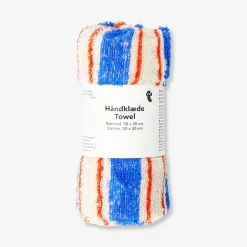 Blue striped towel - 30x50 cm