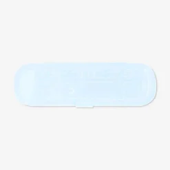 Blue travel case for electric toothbrush