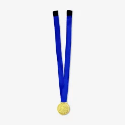 Blue winner medal
