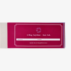 Booklet of personalised favour vouchers