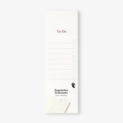 Bookmarks as paper to-do lists