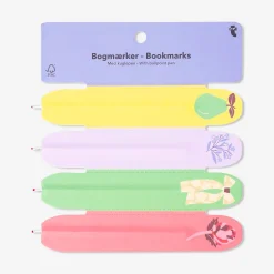 Bookmarks with ballpoint pen - 4 pcs
