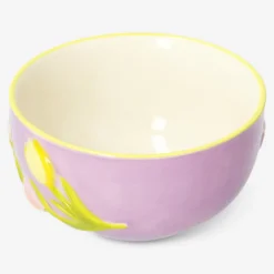 Bowl with embossed flowers and bee - 10 cm