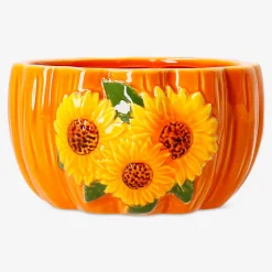 Bowl with embossed sunflowers - 12 cm