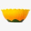 Bowl with embossed sunflowers - 18 cm
