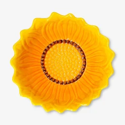Bowl with embossed sunflowers - 18 cm