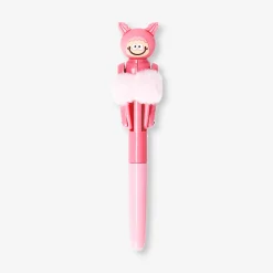 Boxing ballpoint pent - Candy monster with pom poms