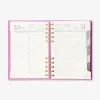 B6 pink daily diary 2027 - English