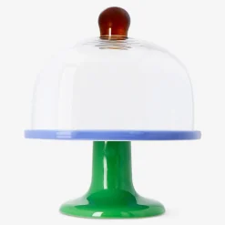 Cake stand with glass lid - 25 cm
