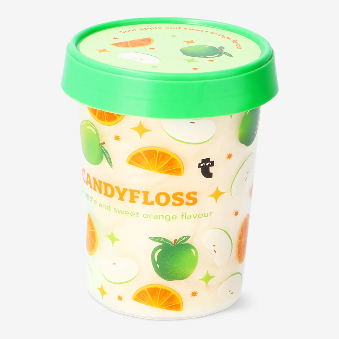 Candy floss - Sour apple and sweet orange flavour