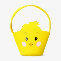 Candy mix in Easter chicken felt basket