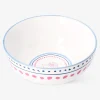Ceramic bowl with dots and seashell - 12 cm