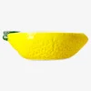 Ceramic lemon tealight holder - 11 cm
