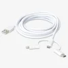 Charging cable. For USB-C, Micro USB and lightning