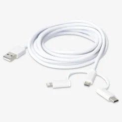 Charging cable. For USB-C, Micro USB and lightning