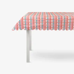 Chequered paper picnic tablecloth - 120x180 cm
