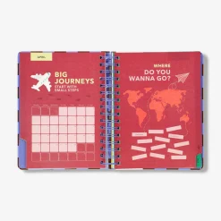 Chequered study planner 2026-2027 - English