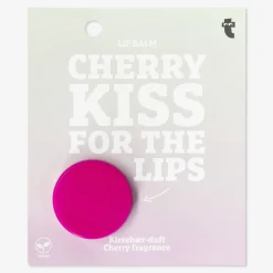 Cherry-flavoured lip balm