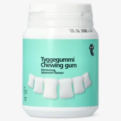 Chewing gum. Spearmint flavour