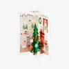 Christmas card - Christmas tree with ornaments