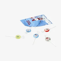 Christmas lollipops in bag