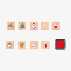 Christmas stamps - 9 pcs