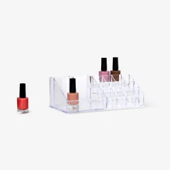 Clear nail polish organiser - 12,5x22 cm