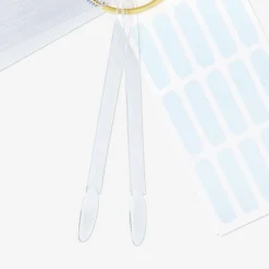 Clear nail swatches