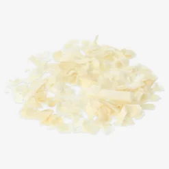 Coconut pieces. Roasted