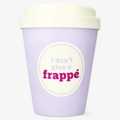 Coffee mug shaped push bin