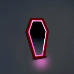 Coffin mirror with light - 40x24 cm