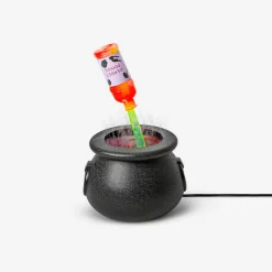 Colour changing fog machine with bottle