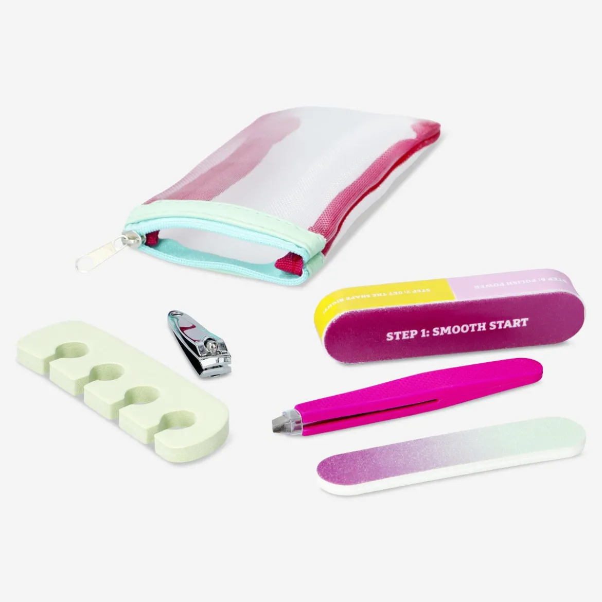 Compact manicure and pedicure set - 5 pieces