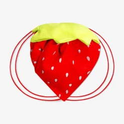 Cosmetic bag as strawberry
