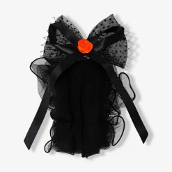 Costume hairband with veil and flowers - For adults