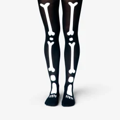 Costume skeleton tights for adults - One size