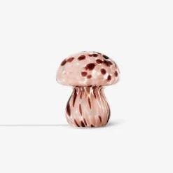 Cosy lamp - Glass mushroom with dots