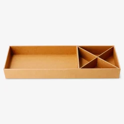 Craft paper desk tray