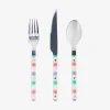 Cutlery set with dots - 3 pcs