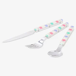 Cutlery set with dots - 3 pcs