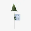 3D Christmas tree lollipop on a stick