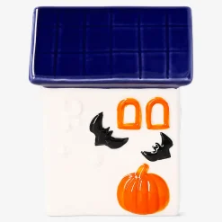 Decorative ceramic Halloween house - 13 cm