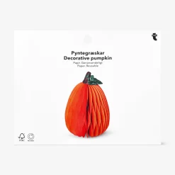 Decorative fold out pumpkin - 15 cm