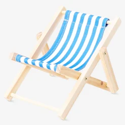 Decorative mini deck chair - 11x16 cm