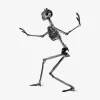 Decorative oilslick skeleton