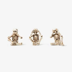 Decorative skeleton monkeys - 3 pcs