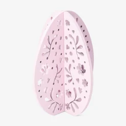 Decorative small pink wooden eggs - 2 pcs